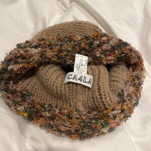 CA4LA Winter/Autumn Beanie chestnut brown color; Great Condition; Bought inJapan